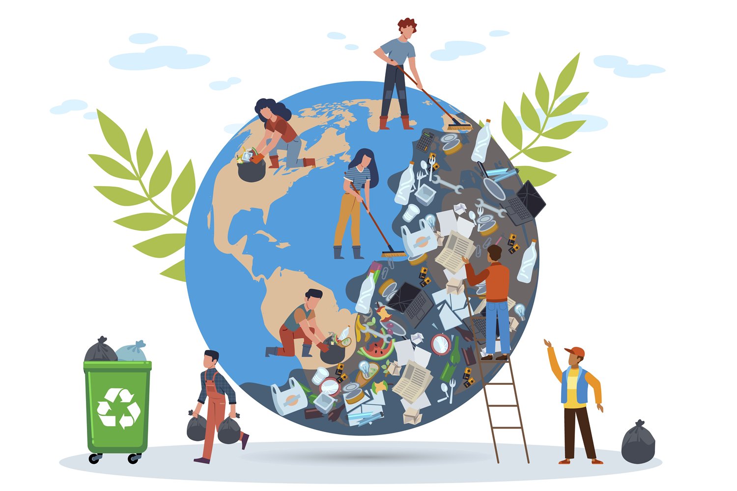 Очищение планеты от мусора